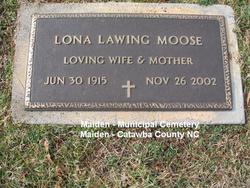 Lona Mae “Toni” <I>Lawing</I> Moose 