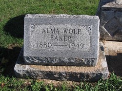 Alma <I>Wolf</I> Baker 