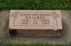 Almeda Jane <I>Roundy</I> Ballard 