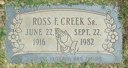 Ross Freeman Creek Sr.