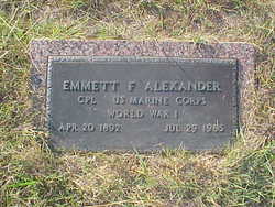 Corp Emmett F. Alexander 