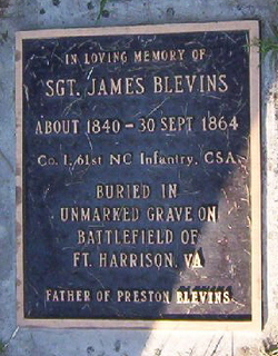 Sgt James Preston Blevins Sr.