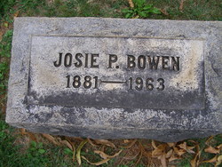 Josephine “Josie” <I>Ponton</I> Bowen 