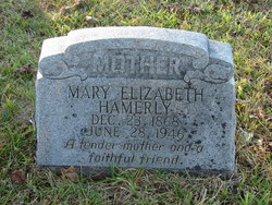 Mary Elizabeth “Lizzie” <I>Barnes</I> Hamerly 