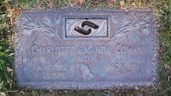 Charlotte Amanda <I>Logan</I> Cowan 