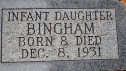 infant Daughter Bingham 