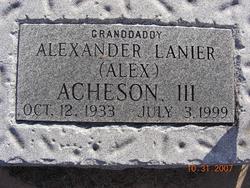 Alexander Lanier “Alex” Acheson III
