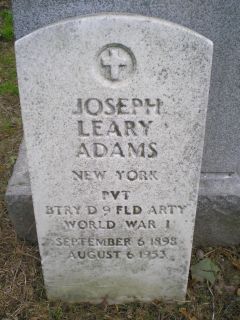 Pvt Joseph Leary Adams 