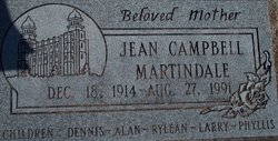 Jean <I>Campbell</I> Martindale 