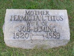 Permelia L <I>Titus</I> Leming 