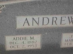 Addie <I>Morris</I> Andrews 