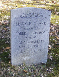 Mary Elizabeth <I>Clark</I> Broadway Barrett 