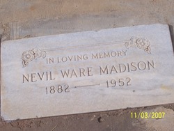 Nevil Ware “Dick” Madison 