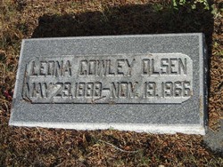 Leona Anna <I>Cowley</I> Olsen 