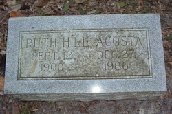 Ruth Lillian <I>Hill</I> Acosta 