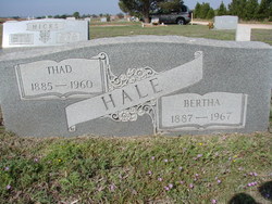 Bertha Bethenia <I>Shive</I> Hale 
