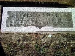 Elizabeth Jane <I>Pearson</I> Wiscarson 
