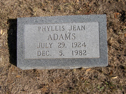 Phyllis Jean <I>Makey</I> Adams 