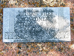 Beulah <I>Riley</I> Gardner 