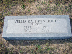 Velma Kathryn “Buck” Jones 