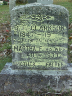 Martha Francis <I>Cole</I> Clarkson 