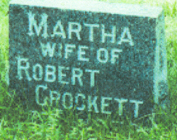 Martha <I>Cartmill</I> Crockett 