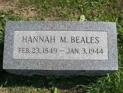 Hannah M <I>Hall</I> Beales 