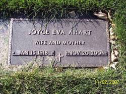 Joyce Eva <I>Hovenburg</I> Ahart 