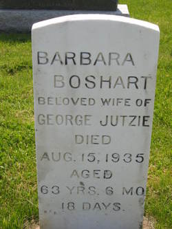 Barbara <I>Boshart</I> Iutzi 