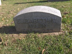 Elizabeth H. “Libbie” <I>Estile</I> Allen 