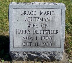 Grace Marie <I>Stutzman</I> Dettwiler 