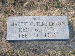 Mattie C. <I>Mangham</I> Templeton 