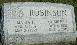 Maria E <I>Barber</I> Robinson 