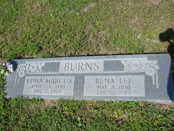 Edna <I>Marcus</I> Burns 