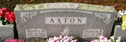 Myrtle M. <I>Davis</I> Axton 