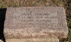 Anna Marie <I>Ward</I> Abrams 