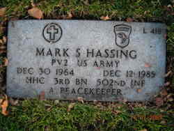 PV2 Mark Steven Hassing 