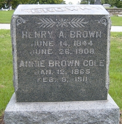 Annie <I>Cole</I> Brown 