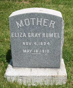 Eliza <I>Gray</I> Rumel 