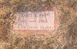 Gladys Lenore <I>Johnson</I> Rapp 