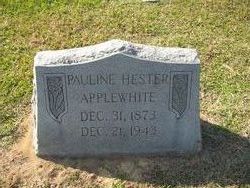 Pauline <I>Hester</I> Applewhite 