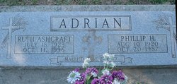 Ruth <I>Ashcraft</I> Adrian 