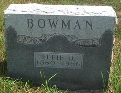 Effie Belle Bowman 