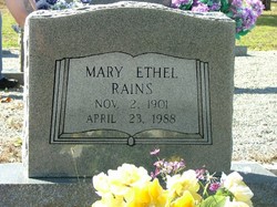 Mary Ethel <I>Pollard</I> Rains 