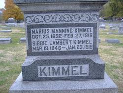 Maj Manning Marius Kimmel Sr.