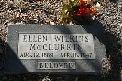 Ellen Glover <I>Wilkins</I> McClurkin 