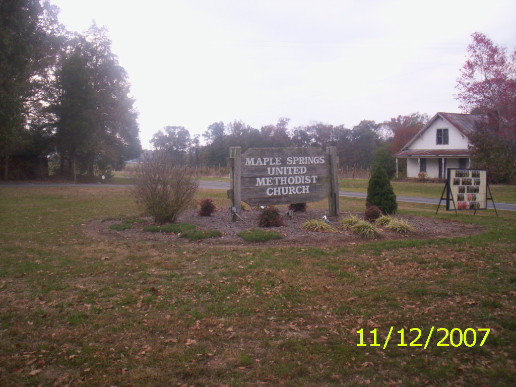 Maple Springs United Methodist Church Cemetery