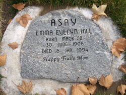 Emma Evelyn <I>Hill</I> Asay 