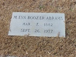 Margaret Eva <I>Boozer</I> Abrams 