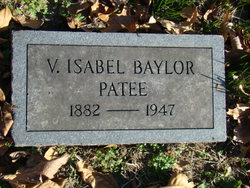 Virginia Isabel <I>Baylor</I> Patee 